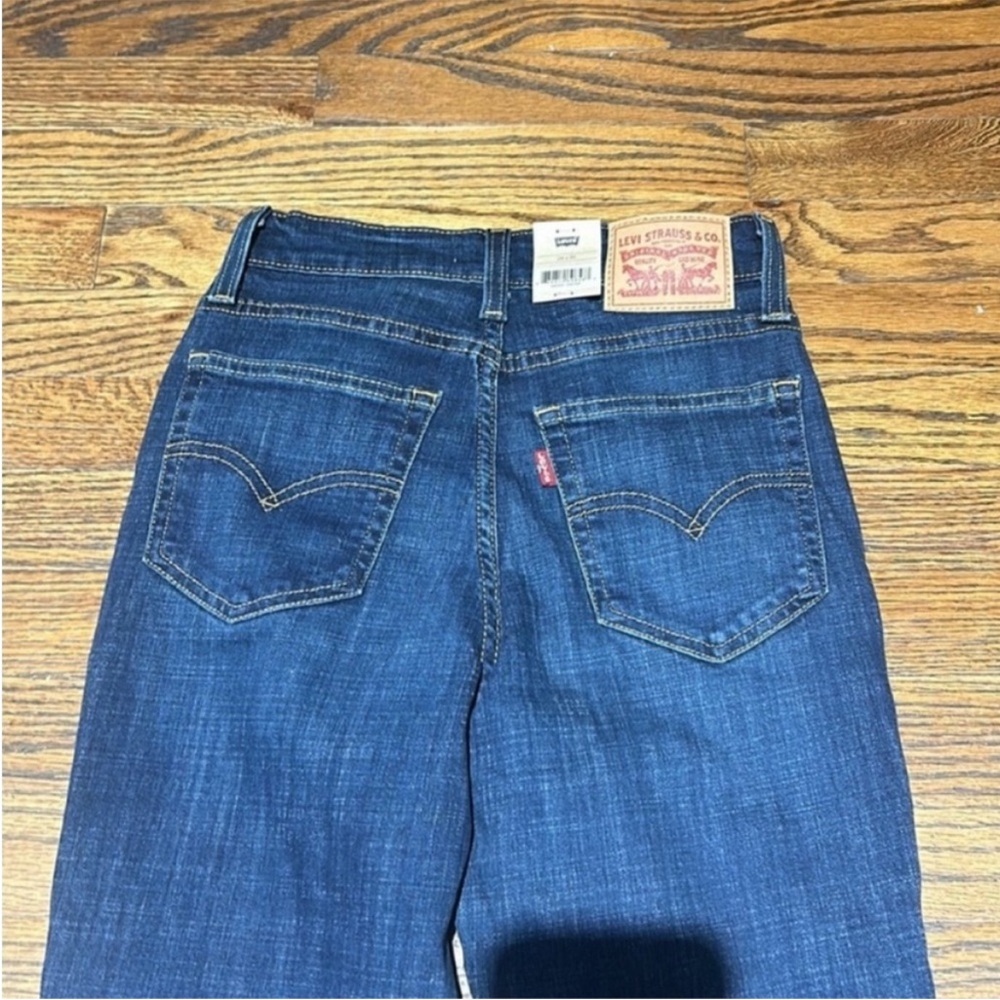 Women's Levi’s 721 High Rise Skinny Blue Jeans - Picture 6 of 8